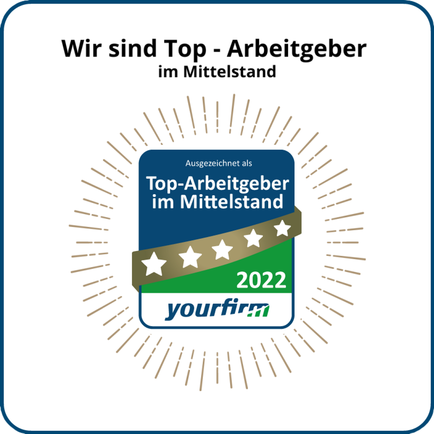 Yourfirm Top Arbeitgeber 2022