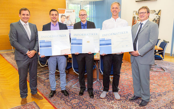 Zeugnisübergabe Betriebsinformatiker 2018